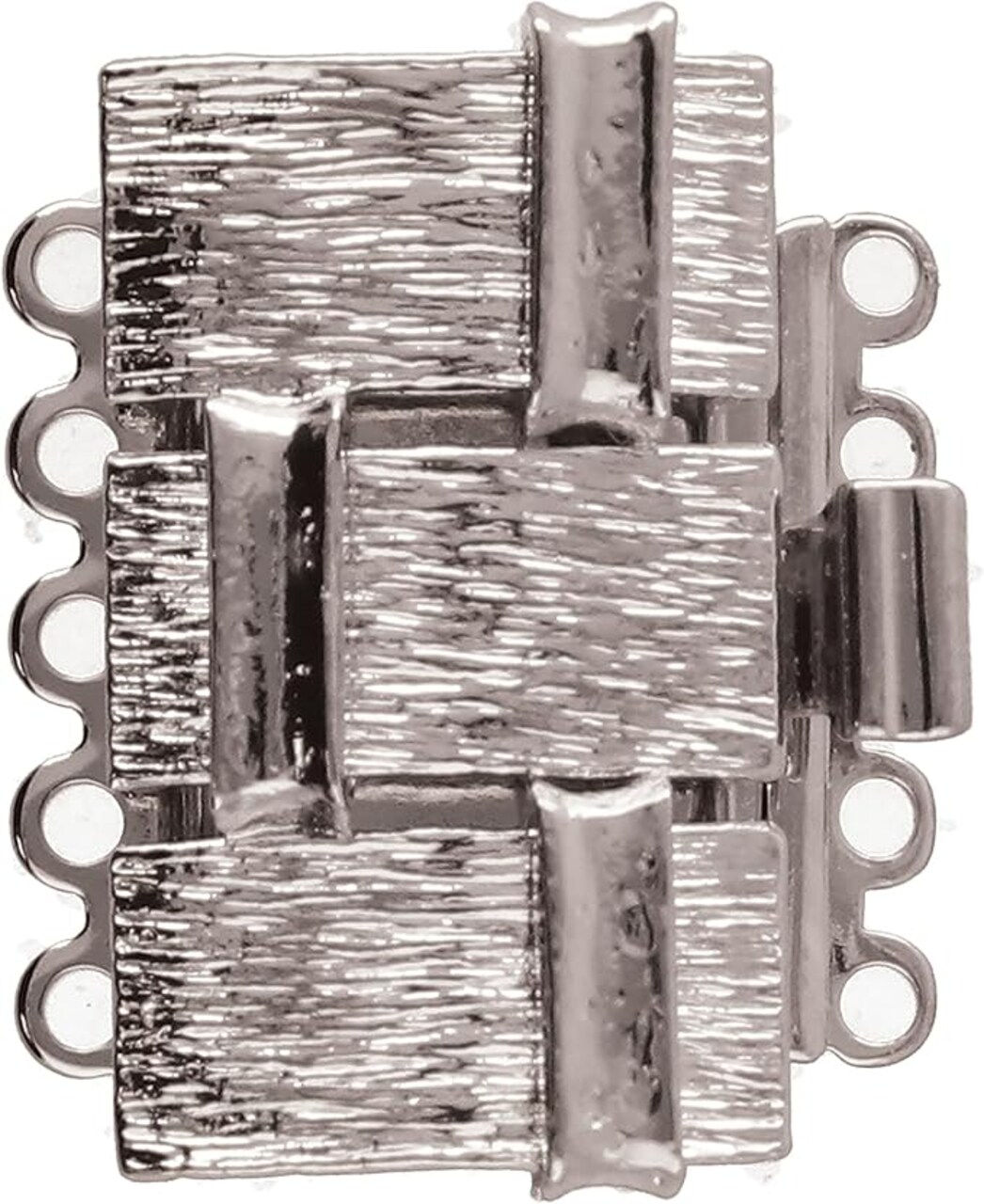 The Beadsmith Push Pull Slide Clasp – Elegant Elements – Strand Designs – Component to Finish or Connect Bracelets, Necklaces and DIY Handmade Jewelry